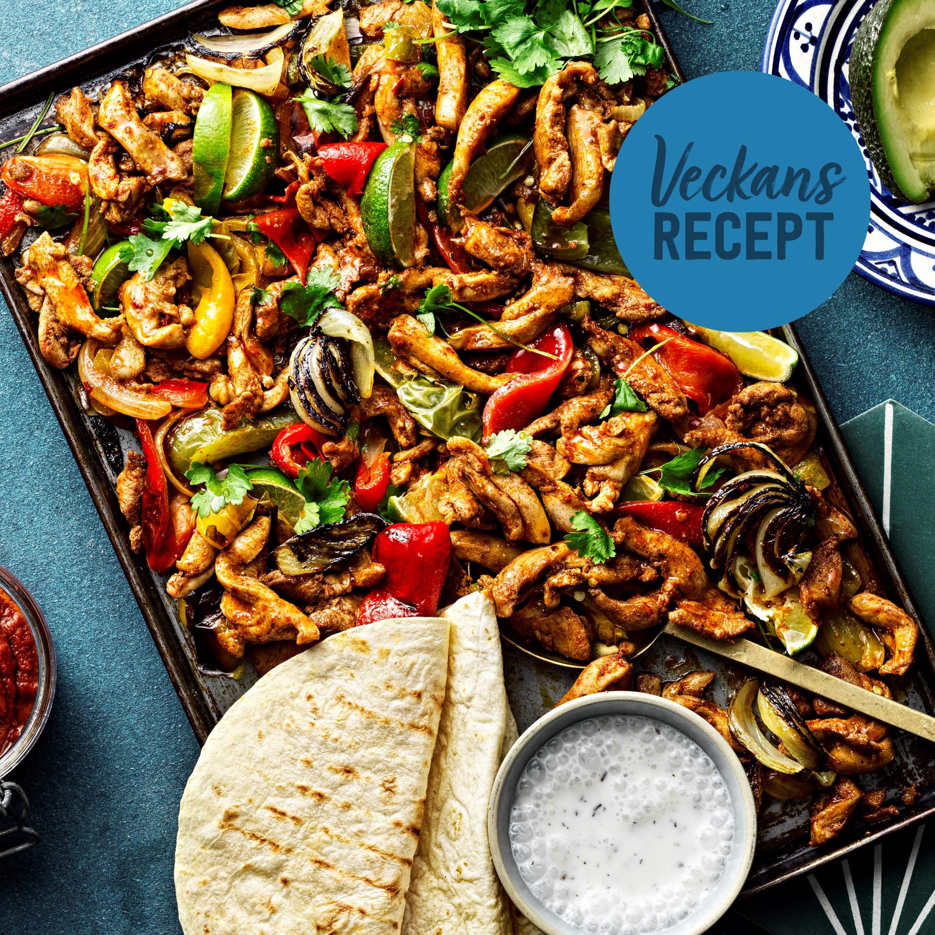 Kycklingfajitas Kyckling från Kronfågel