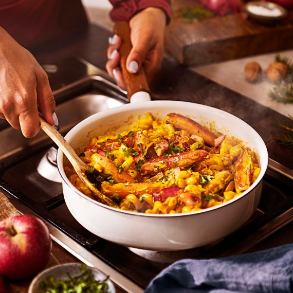Saffranspasta - Recept